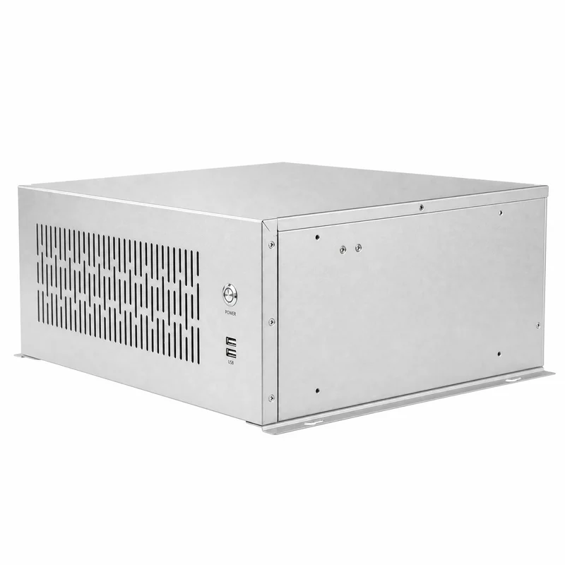 BVS GW-G Industrial Computer, Core i5 8th Gen, 8GB RAM 128GB SSD, Multi-I/O Fanless Industrial PC with 10 COM, 10 USB, Dual LAN and PCIe x16 for Machine Vision, CNC & Industrial Inspection