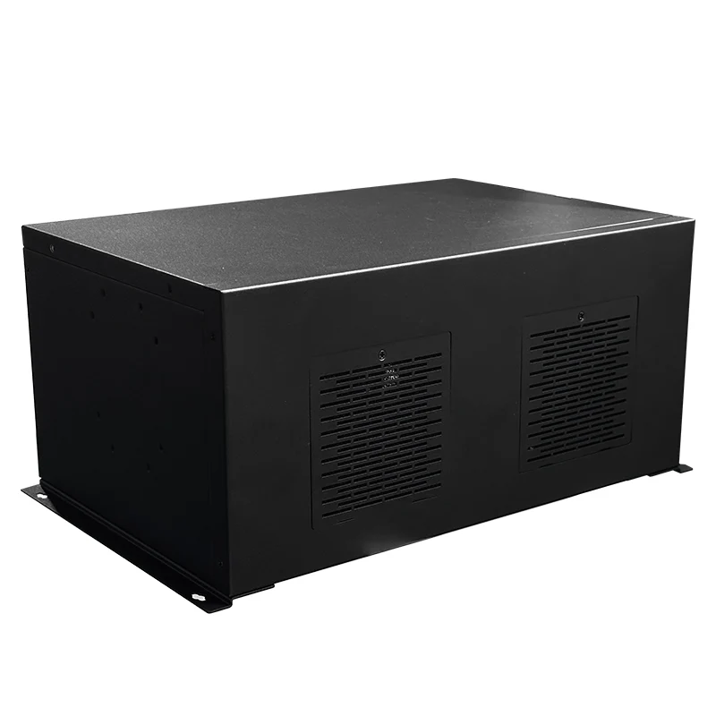 BVS GW-G Industrial Computer, Core i5 8th Gen, 8GB RAM 128GB SSD, Multi-I/O Fanless Industrial PC with 10 COM, 10 USB, Dual LAN and PCIe x16 for Machine Vision, CNC & Industrial Inspection