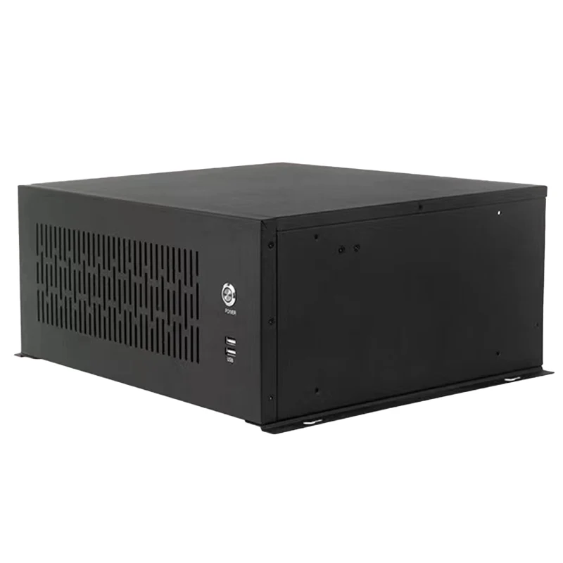 BVS GW-G Industrial Computer, Core i5 8th Gen, 8GB RAM 128GB SSD, Multi-I/O Fanless Industrial PC with 10 COM, 10 USB, Dual LAN and PCIe x16 for Machine Vision, CNC & Industrial Inspection