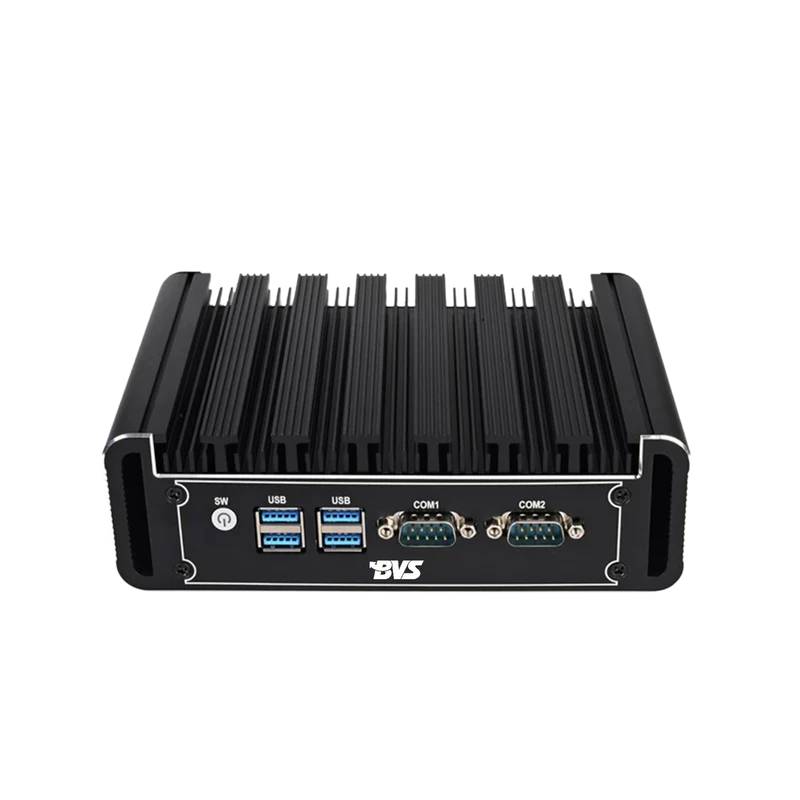 BVS GW-R High Performance Industrial Mini PC, Intel Core i5 6th Gen, Fanless Aluminum Alloy Computer, Windows/Linux Support, WiFi Hotspot, Dual LAN & RS232 COM for Industrial Automation