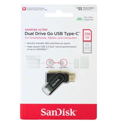 SANDISK 256GB USB CRUZER GLIDE FLASH DRIVE