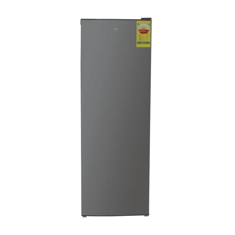 TCL 168L STANDING FREEZER SILVER