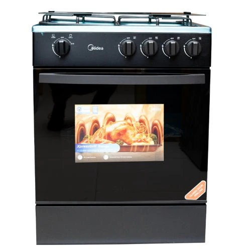 MIDEA 4 BURNERS 60X60 GRILL GAS COOKER 24TMG4G081-B BLACK