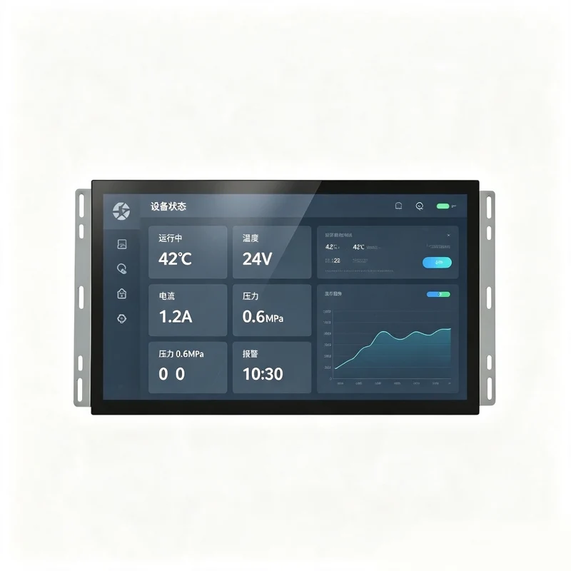 BVS-215M5T 21.5 Inch Open Frame Industrial Touch Monitor 1920x1080 FHD Capacitive Multi-Touch Screen Embedded Display for Digital Signage Advertising Displays Interactive Wayfinding Kiosks and Museum Exhibition Guides