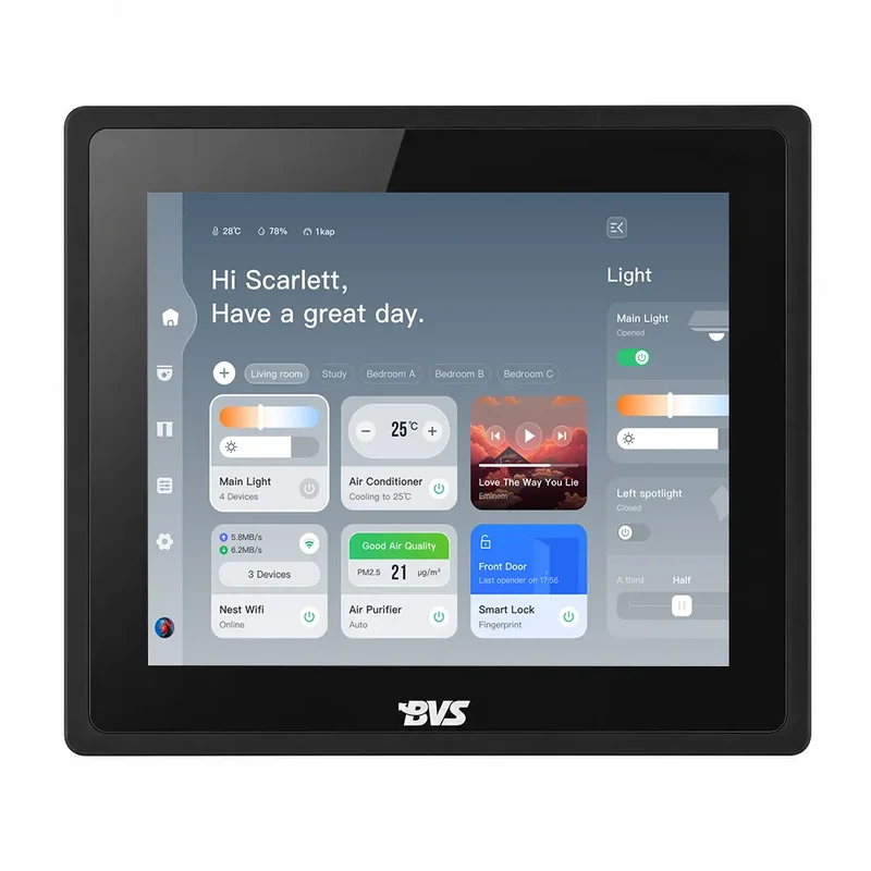 BVS‑QG‑121WL 12.1 Inch External Bezel Front‑Mount Industrial Touch Panel PC, 6th Gen Core i5, Windows Linux Retrofit HMI Terminal