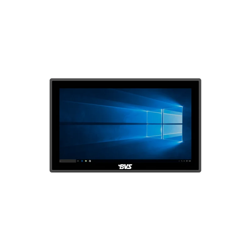 BVS‑QG‑156NL 15.6 Inch Widescreen Flush Embedded Industrial Touch Panel PC, Seamless Flat Front, 6th Gen Intel Core i5, Windows Linux Monitoring Workstation