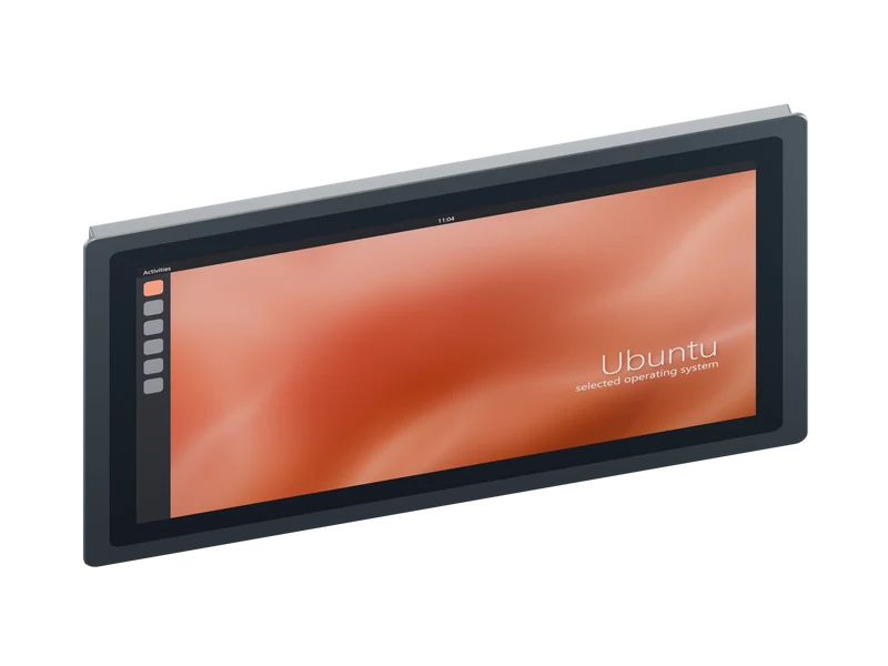 21.5-inch 2nd Gen Panel PC with 512GB SSD - i3-8145U, 4GB RAM, Ubuntu