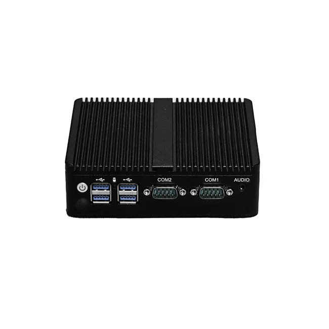 BVS GW-A Fanless Industrial Mini PC, Intel J1900/J4125/N2840 Processor, Dual LAN, HDMI & VGA, Dual RS232 COM, Metal Embedded Computer for Industrial Automation