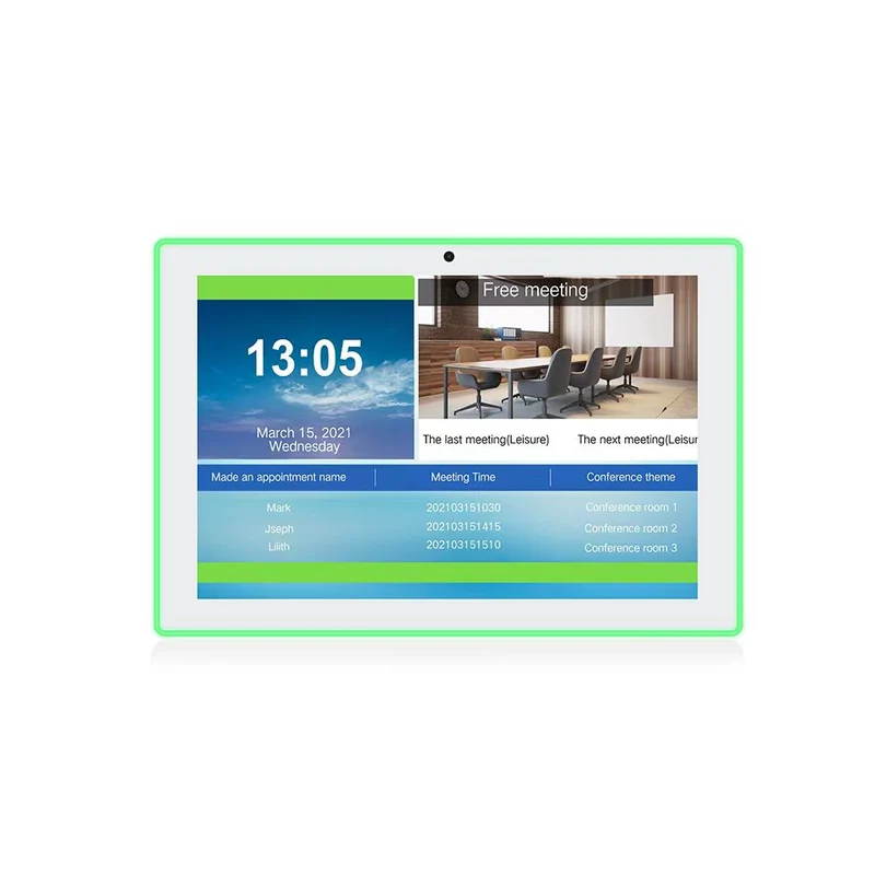 HY101 10.1'' Android POE Touch Tablet with Light – Wall-Mounted Control Panel, USB LAN TF card and 2MP Std Optional 5MP/8MP Camera