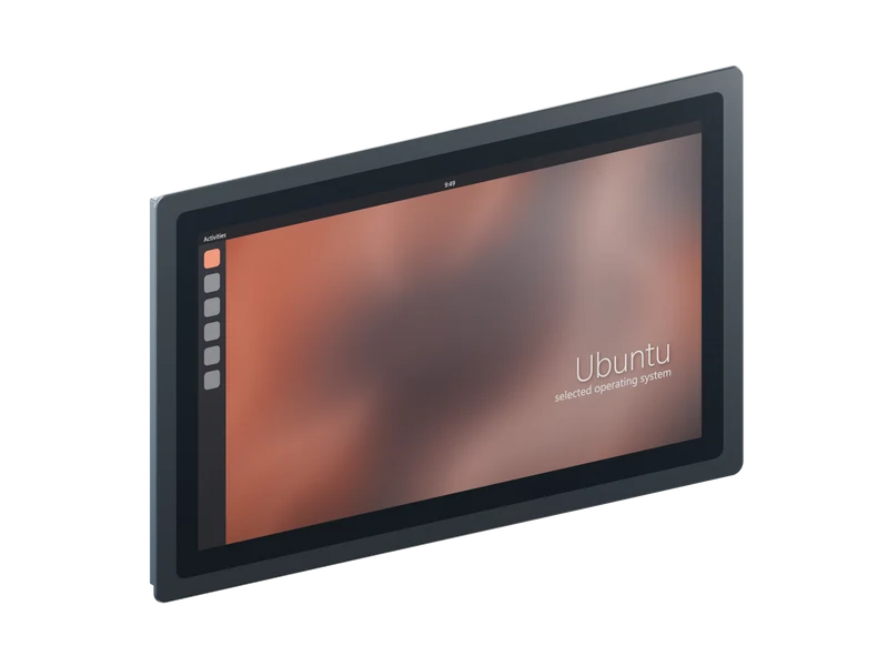 21.5-inch 2nd Gen i3-6100U Panel PC - 4GB RAM, 256GB SSD, Ubuntu