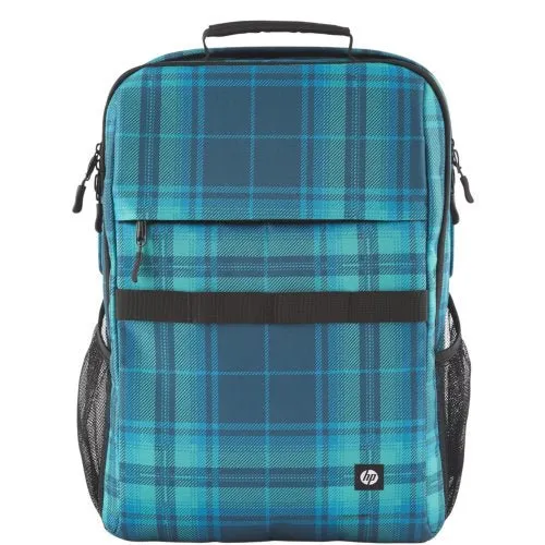 HP CAMPUS XL TARTAN PLAID BACKPACK GREEN