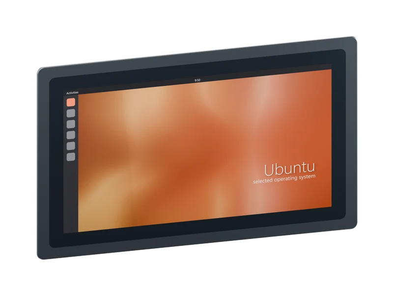 17.3-inch 2nd Gen Panel PC with 512GB SSD - i3-6100U, 4GB RAM, Ubuntu