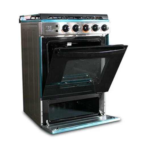 NASCO LME60I 60X60 GAS COOKER STAINLESS STEEL