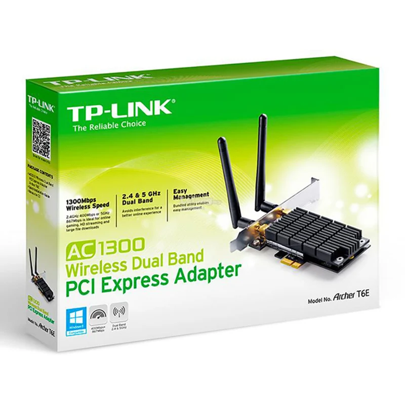 TP-Link T6E AC1300 PCIe Wireless Wifi Card