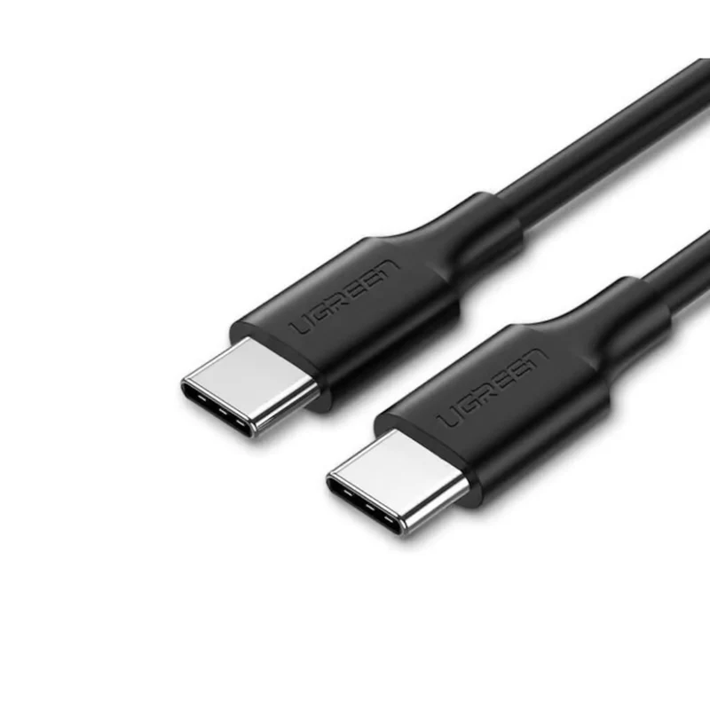 50997 UGREEN USB-C to USB-C PD Fast Charging Cable 3A Max Black 1m