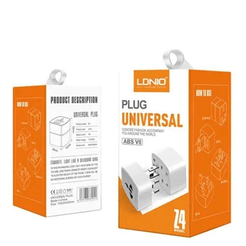 LDNIO Z4 UNIVERSAL PLUG ADAPTER