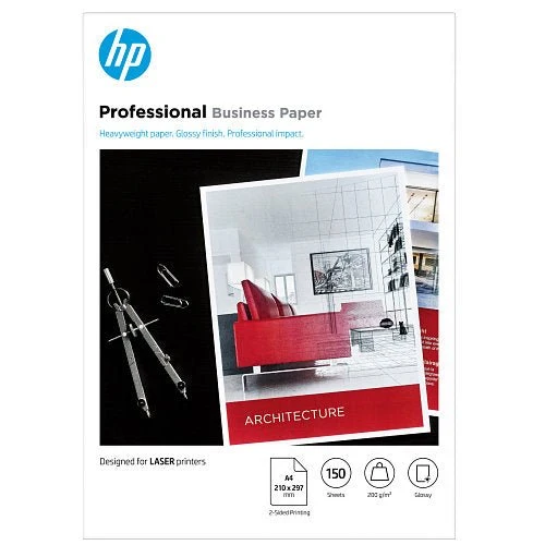 HP PROFESSIONAL BUSINESS PAPER GLOSSY A4 200G 7MV83A