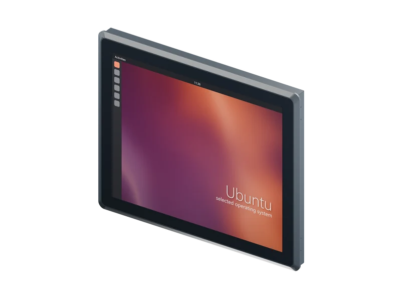17-inch Q-Series i7-8565U Panel PC - 4GB RAM, 256GB SSD, Ubuntu