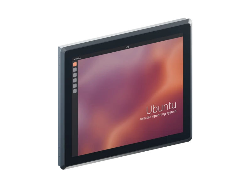 17-inch Q-Series i7-6500U Panel PC - 4GB RAM, 256GB SSD, Ubuntu