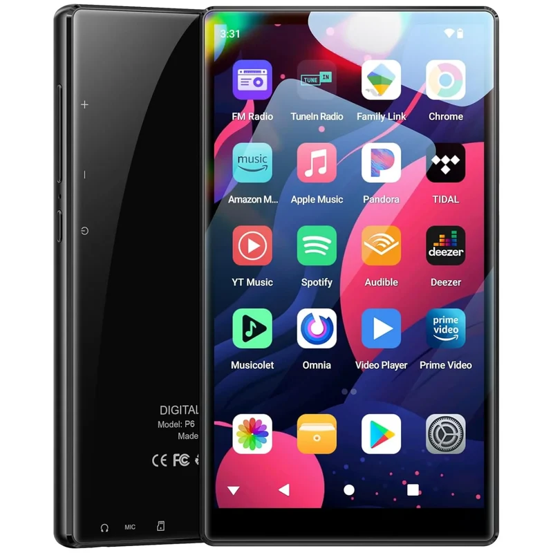 Android MP3/MP4 Player 13 - Screen 5" Touchscreen 96GB Bluetooth WiFi