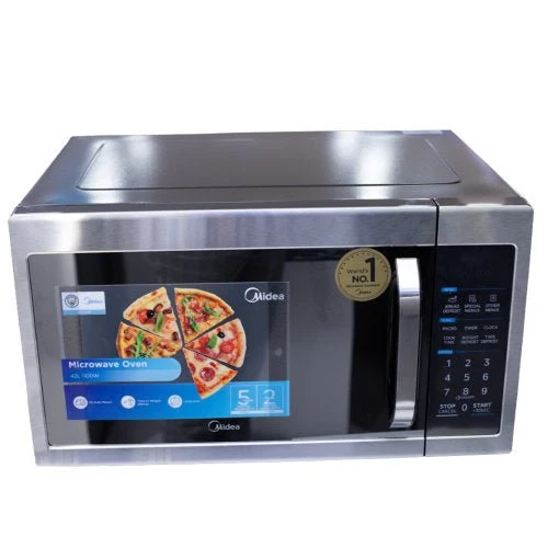 MIDEA EM142A2MI-B 42L SOLO MICROWAVE SILVER