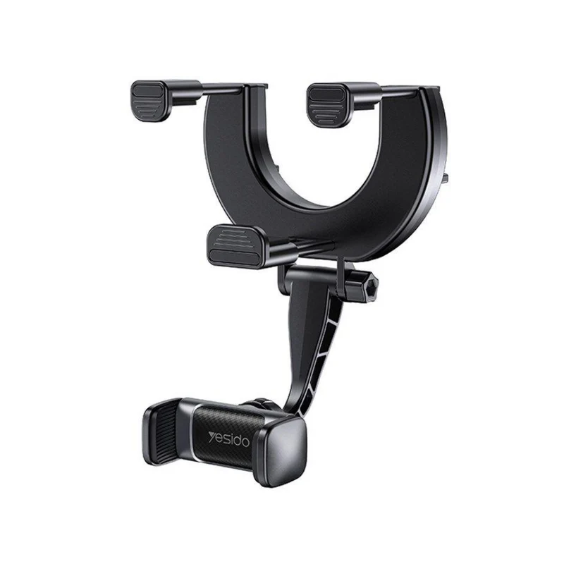 YESIDO C193 Vehicle Rear View Mirror Phone Holder Mount Universal 360 Degree