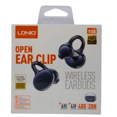 LDNIO T08 WIRELESS EARBUDS EAR CLIP