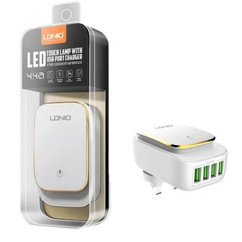 LDNIO TOUCH LAMP WITH USB PORT TYPE C CHARGER A4405