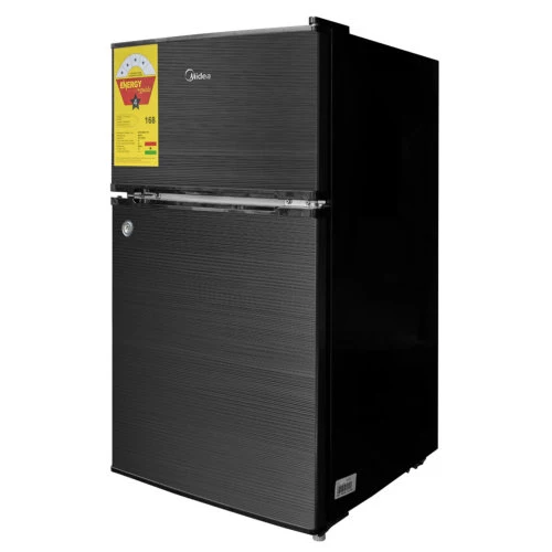 MIDEA 87L TABLE TOP DOUBLE DOOR FRIDGE BLACK