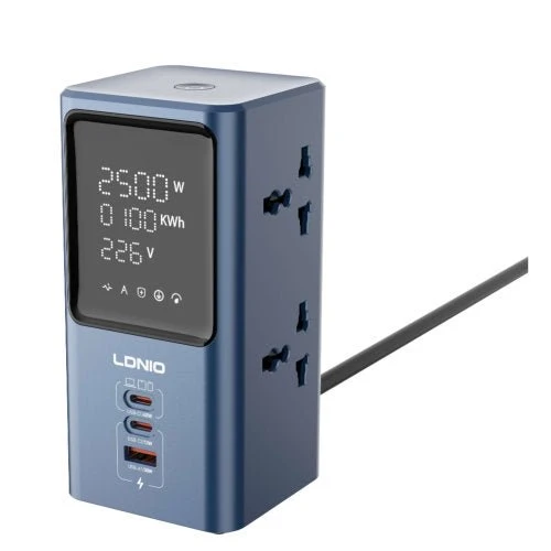 LDNIO SC2 7-IN-1 PORTS GAN45W TOWER EXTENSION
