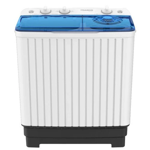 NASCO 8KG NASTT-JS80 TWIN TUB WASHING MACHINE WHITE