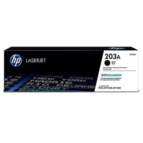 Original HP 203A LaserJet Toner Cartridge (CF540A)