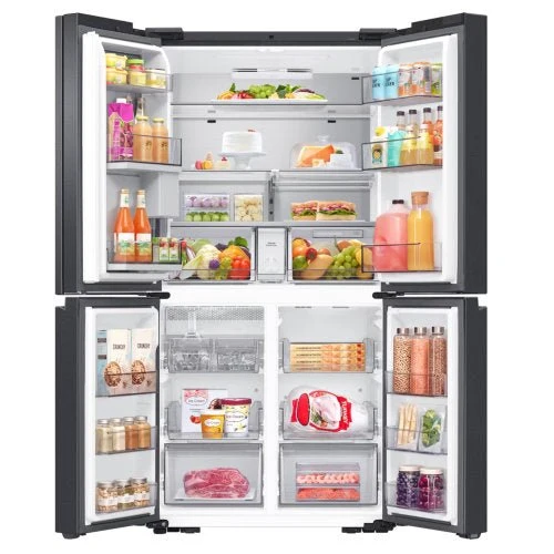SAMSUNG 636L 4 DOORS BESPOKE AI FAMILY HUB FRIDGE BLACK