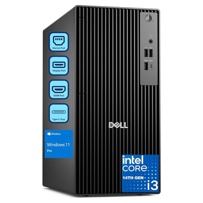 Dell Pro Tower Intel Core i3-1400 8GB RAM 512GB SSD with 24'' Monitor