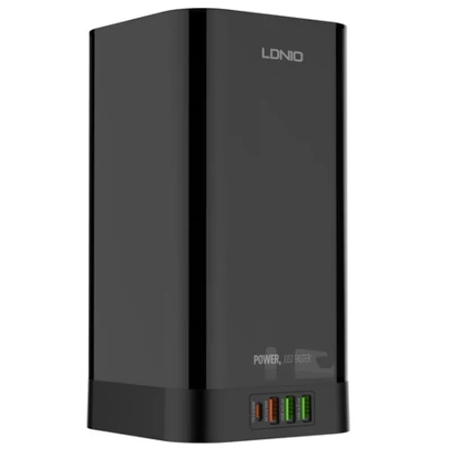LDNIO TOWER EXTENSION POWER SOCKET 2500W 6 POWER SOCKET+4 USB PORTS + WIRELESS CHARGING 2M SKW6457