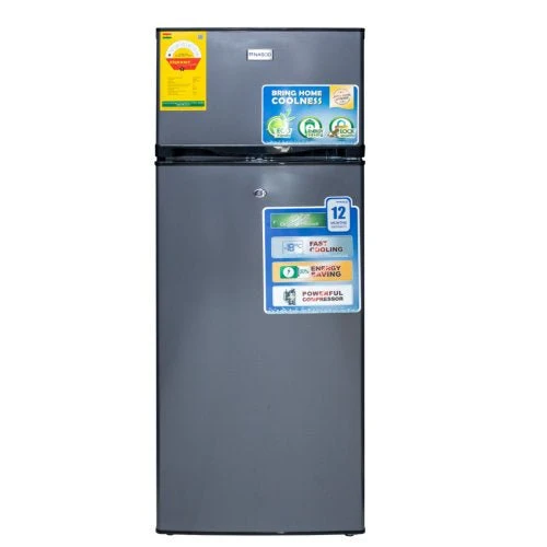 NASCO 204L BOTTOM FREEZER NASF2-28S FRIDGE GREY