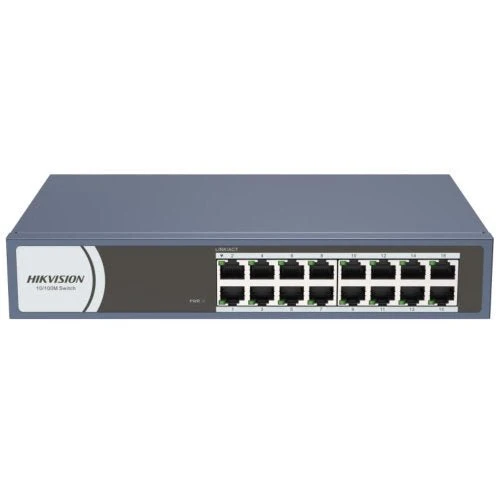 HIKVISION 16 PORTS FAST ETHERNET SWITCH DS-3E0116R-O
