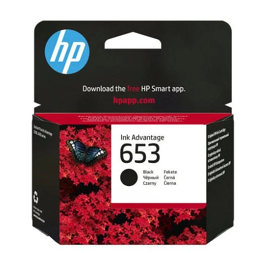 HP 653 Black Original Ink Advantage Cartridge