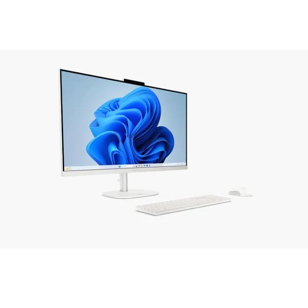 HP E4ET5EA All-in-One PC Intel Core Ultra 5 225U 68,6 cm (27") 1920 x 1080 Pixel 16 GB DDR5-SDRAM 512 GB SSD Windows 11 Home Wi-Fi 6 (802.11ax) AI PC Bianco