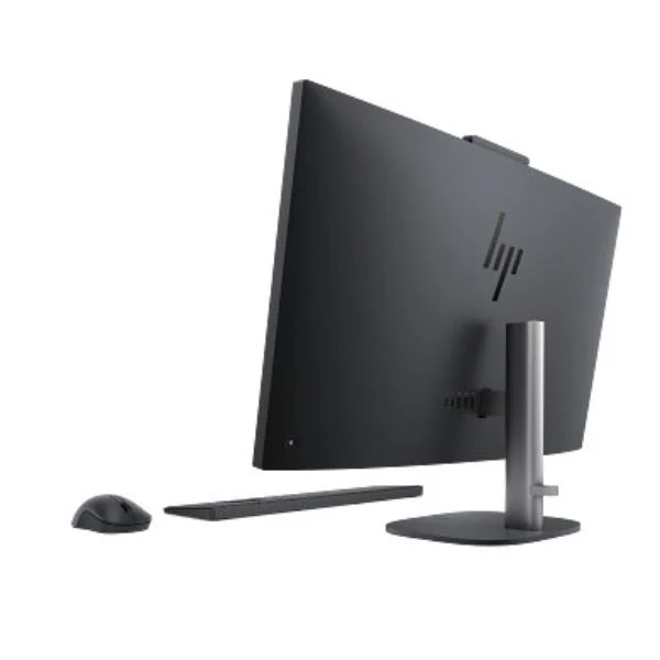 HP E4ET2EA All-in-One PC Copilot+ PC Intel Core Ultra 9 68,6 cm (27") 2560 x 1440 Pixel PC All-in-one 24 GB DDR5-SDRAM 1 TB SSD Windows 11 Home Wi-Fi 7 (802.11be) Nero, Grigio