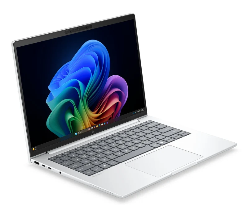 HP E42U3AT laptop Copilot+ PC Computer portatile 35,6 cm (14") WUXGA 16 GB LPDDR5x-SDRAM 512 GB SSD Wi-Fi 7 (802.11be) Windows 11 Pro Argento