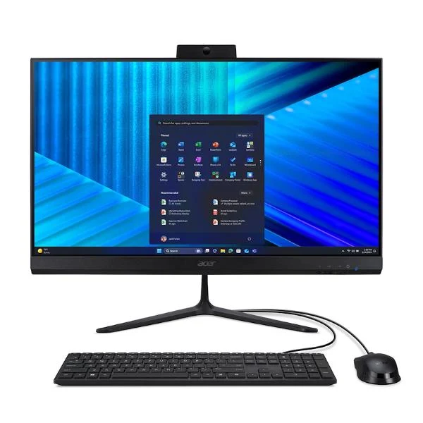 Acer Veriton VZ2415G Intel Core 5 120U 60,5 cm (23.8") 1920 x 1080 Pixel PC All-in-one 16 GB DDR5-SDRAM 512 GB SSD Windows 11 Pro Wi-Fi 6 (802.11ax) Nero