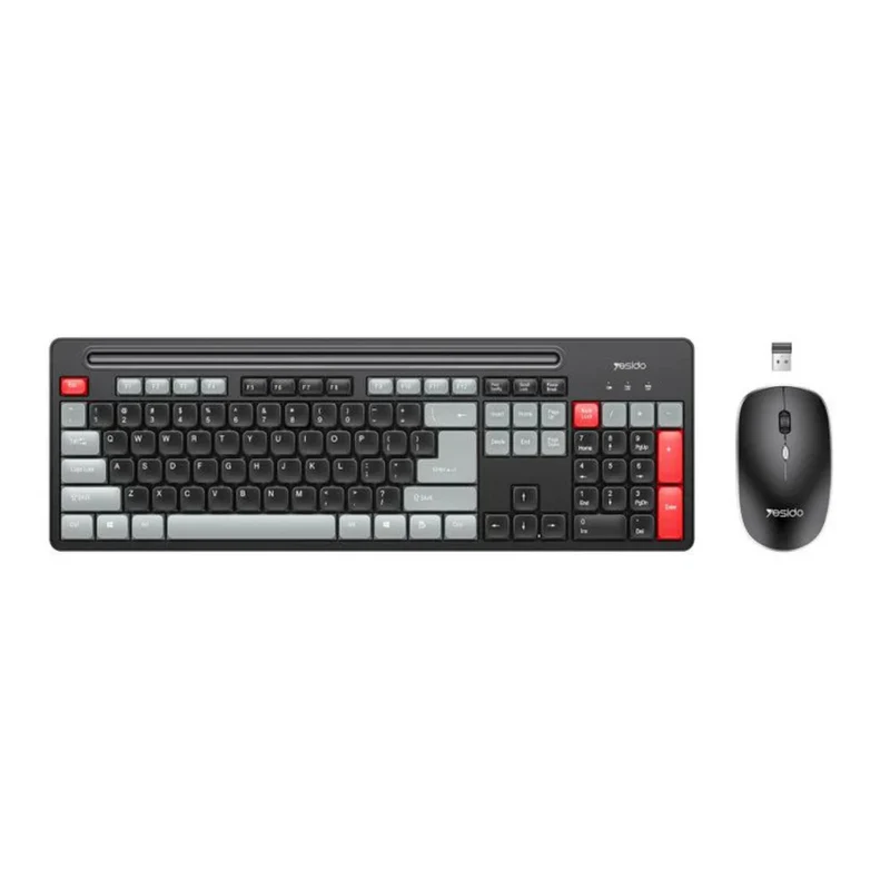 YESIDO WIRELESS KEYBOARD MIX COLOR 2.4G KB43