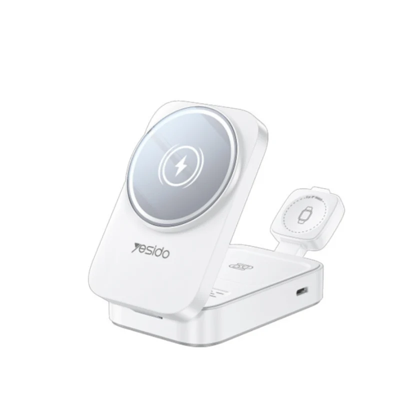YESIDO 3 in 1 Foldable Wireless Charger DS27