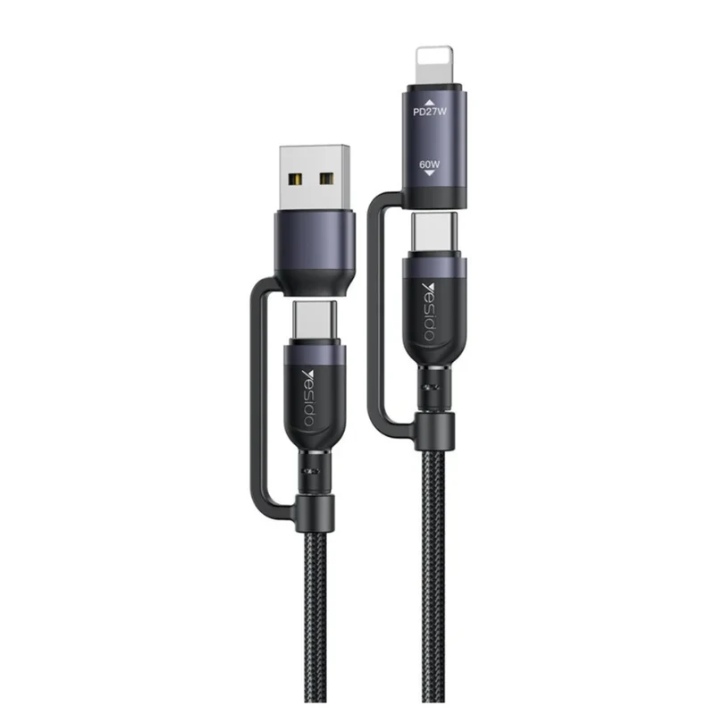 YESIDO 4 in 1 cable 60W CA200
