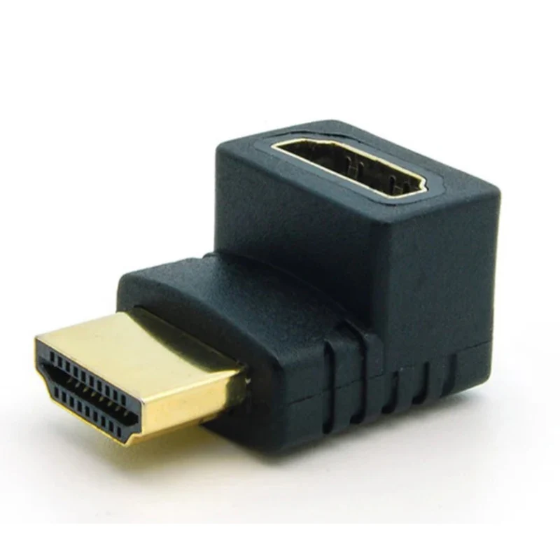 Dtech DT-CB0268 90 degree HDMI AM/AF gold-plated aluminum adapter