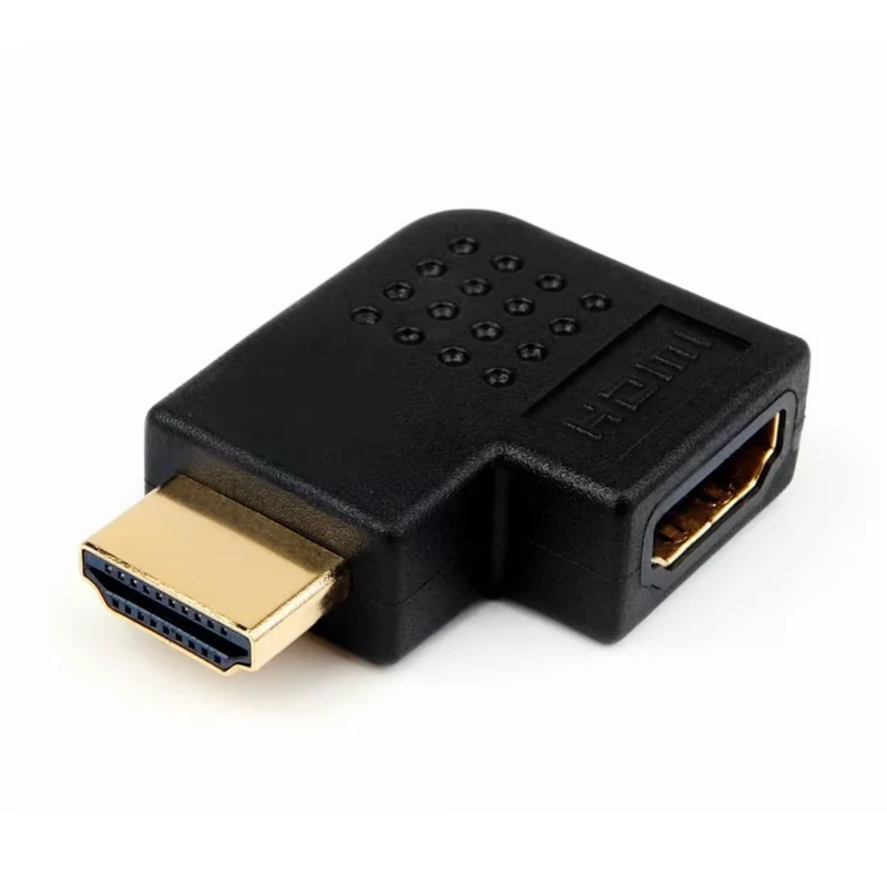 Dtech DT-CB0266 Right bend HDMI AM/AF gold-plated aluminum adapter
