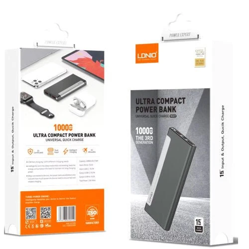 LDNIO 10000 MAH PQ1019 POWER BANK