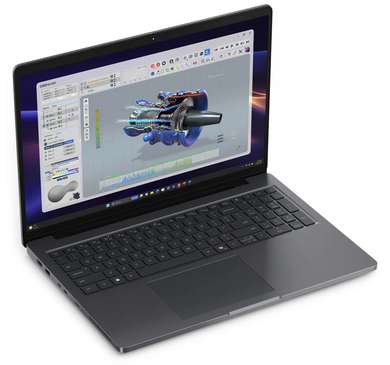 DELL Pro Precision 5 16 PW516261 Copilot+ PC Intel Core Ultra 7 366H Computer portatile 40,6 cm (16") Full HD+ 32 GB LPDDR5x-SDRAM 1 TB SSD NVIDIA RTX PRO 500 Blackwell Wi-Fi 7 (802.11be) Windows 11 Pro Nero Italiano