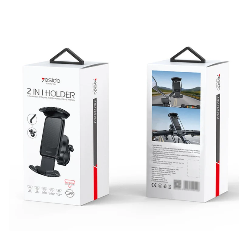 Yesido 2 In 1 Bicycle Holder C249